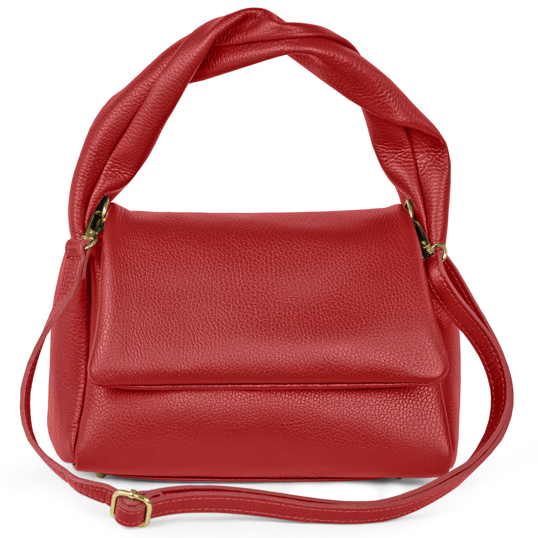 Calf Leather Top-Handle Bag