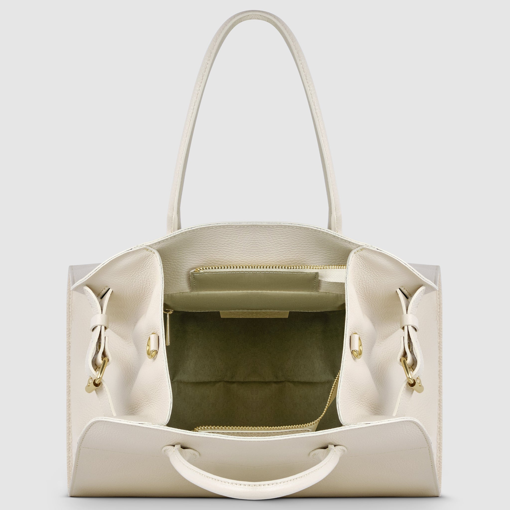 Italian Genuine Calf Leather Top-Handle Bag 413912