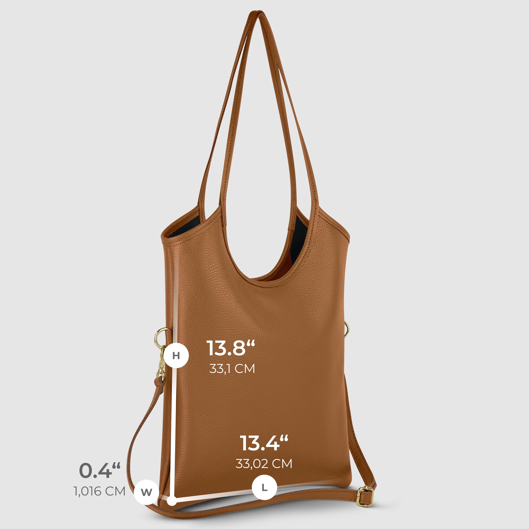 Calf Leather Tote Bag