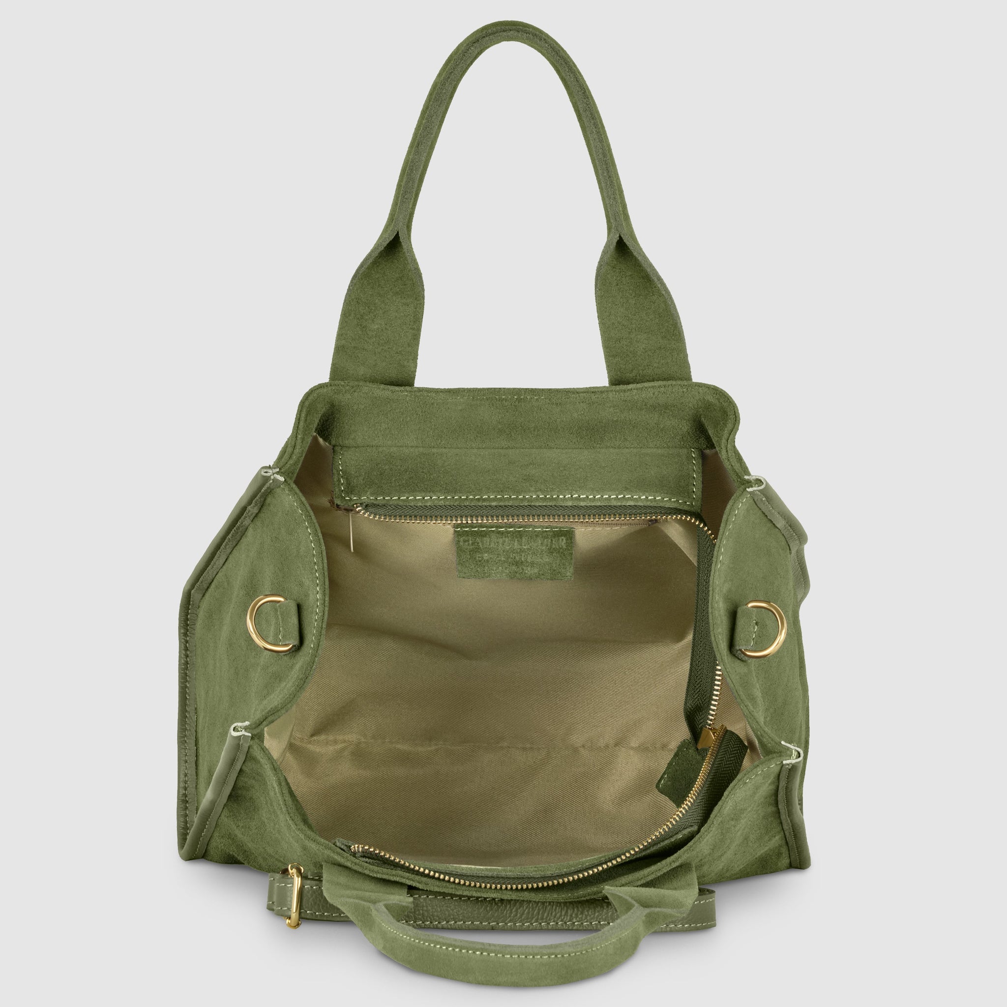 Suede Leather Tote Bag