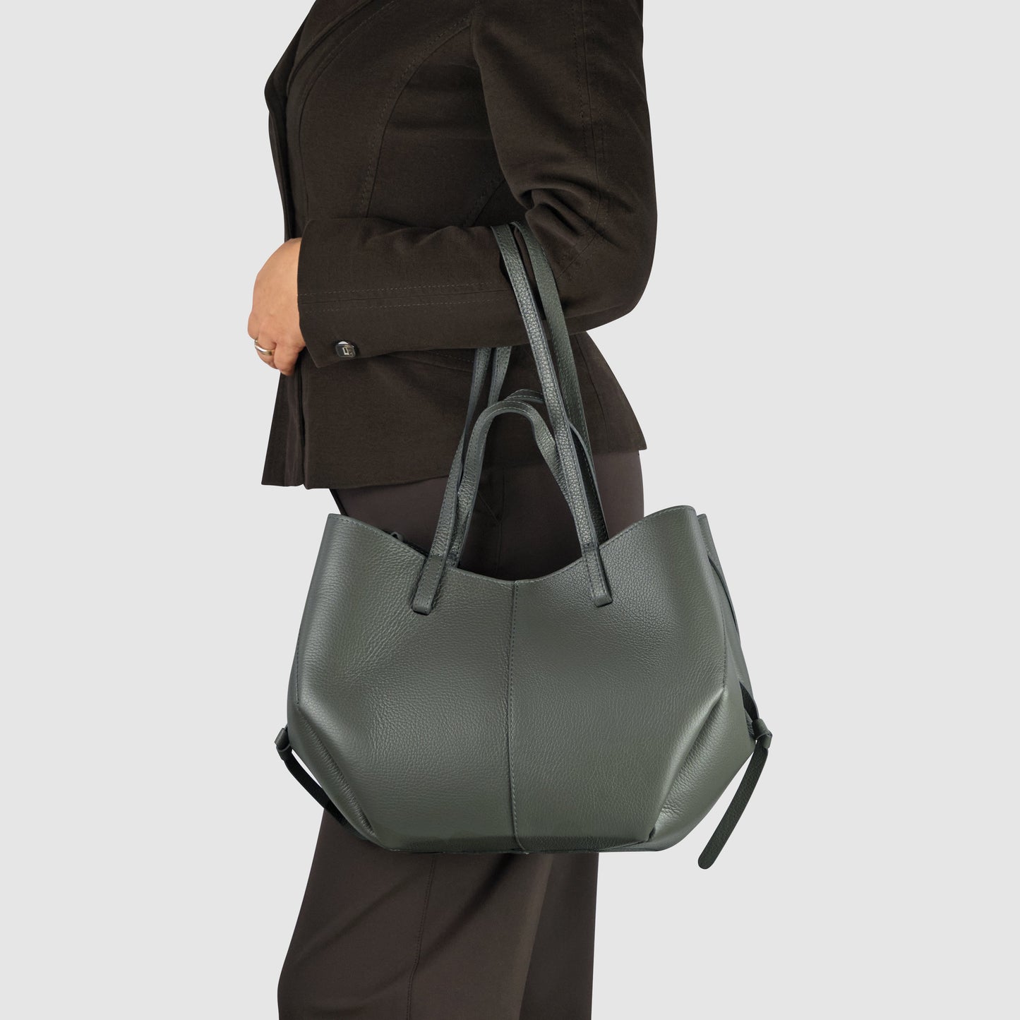 Calf Leather Tote Bag