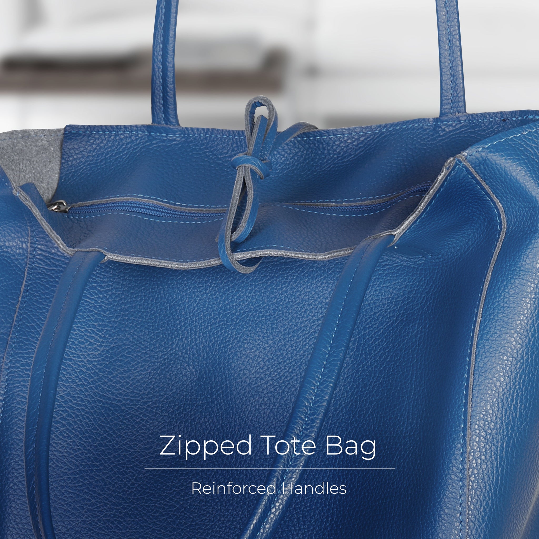 Calf Leather Tote Bag