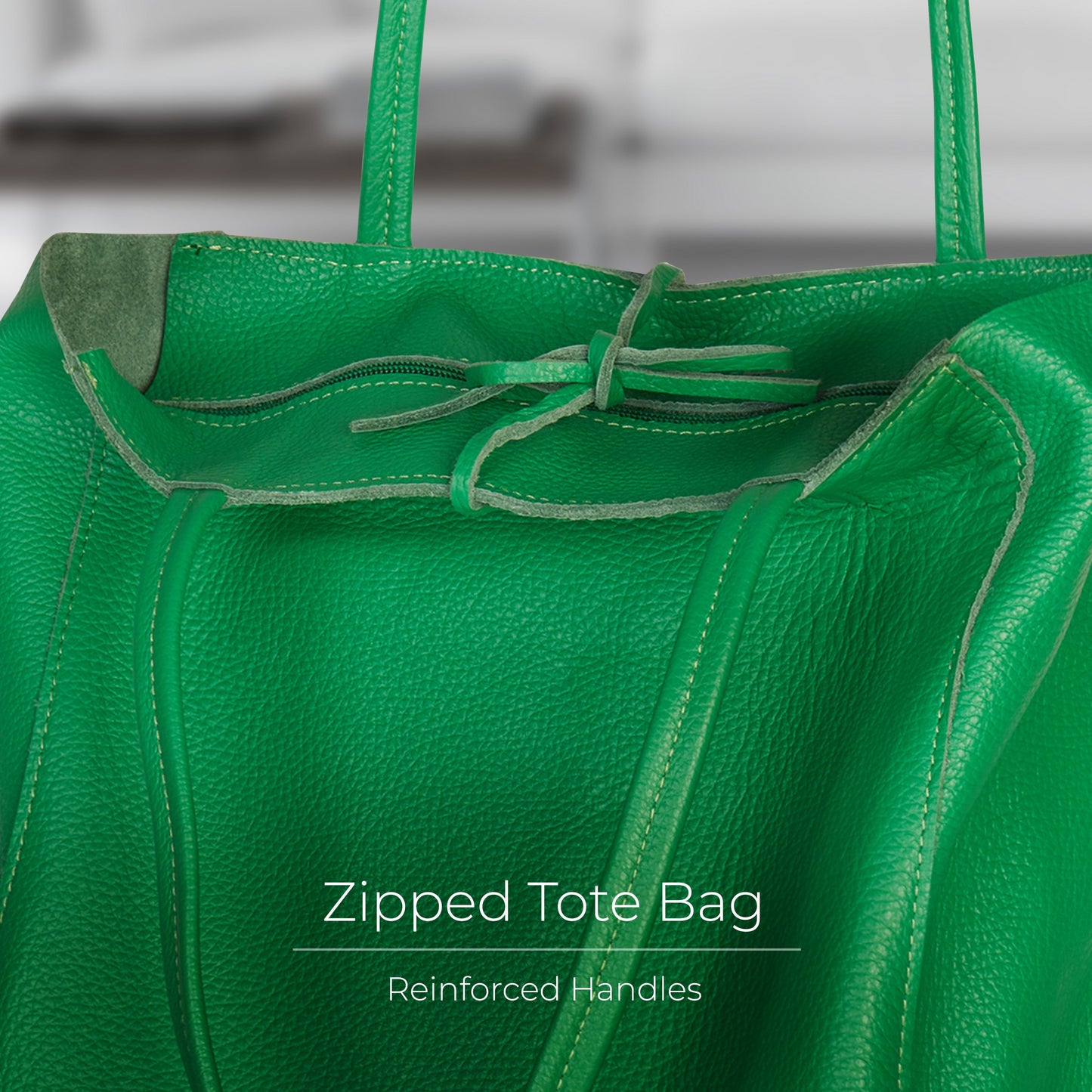 Calf Leather Tote Bag