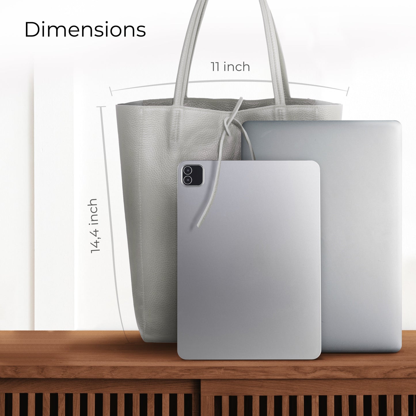 Calf Leather Tote Bag