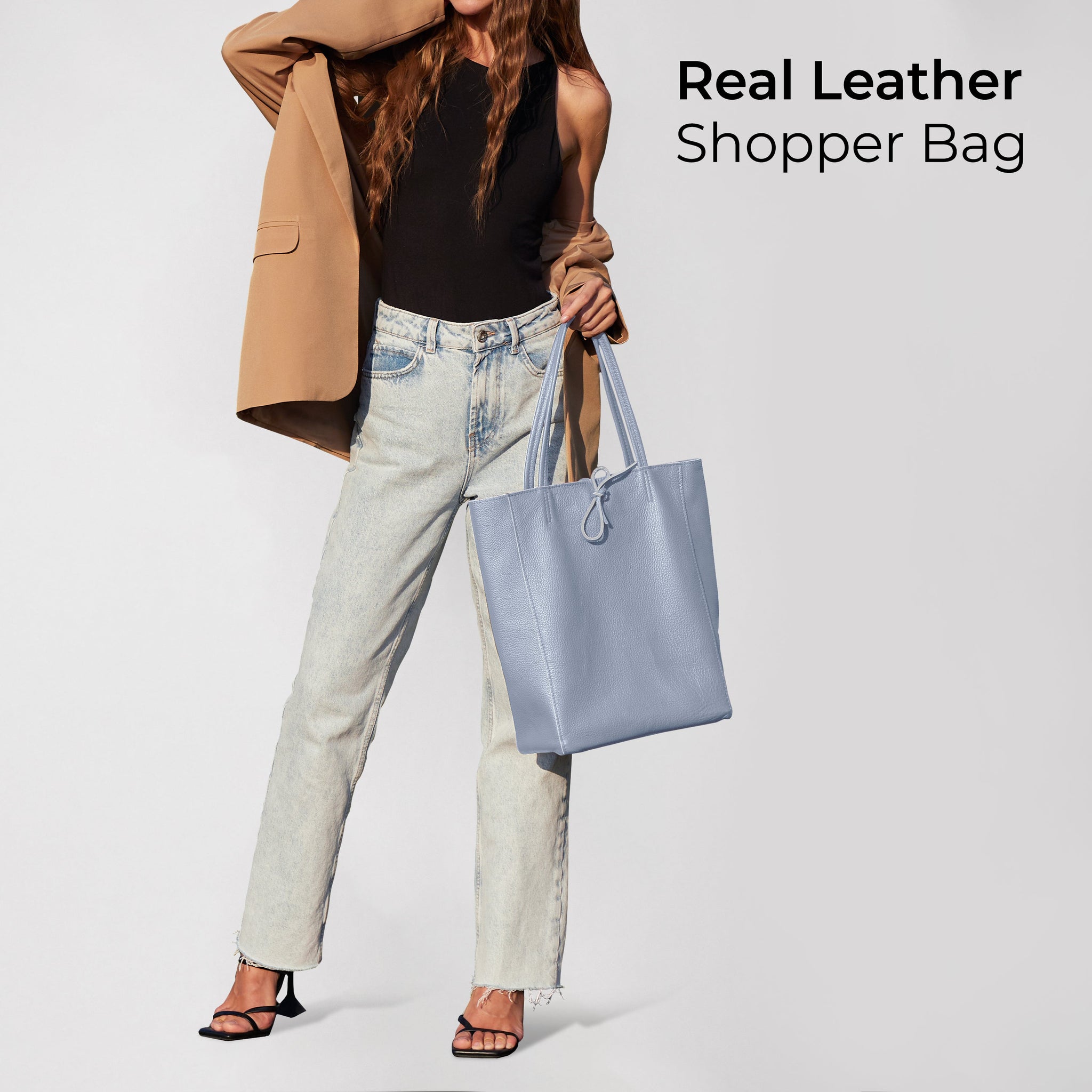 Calf Leather Tote Bag