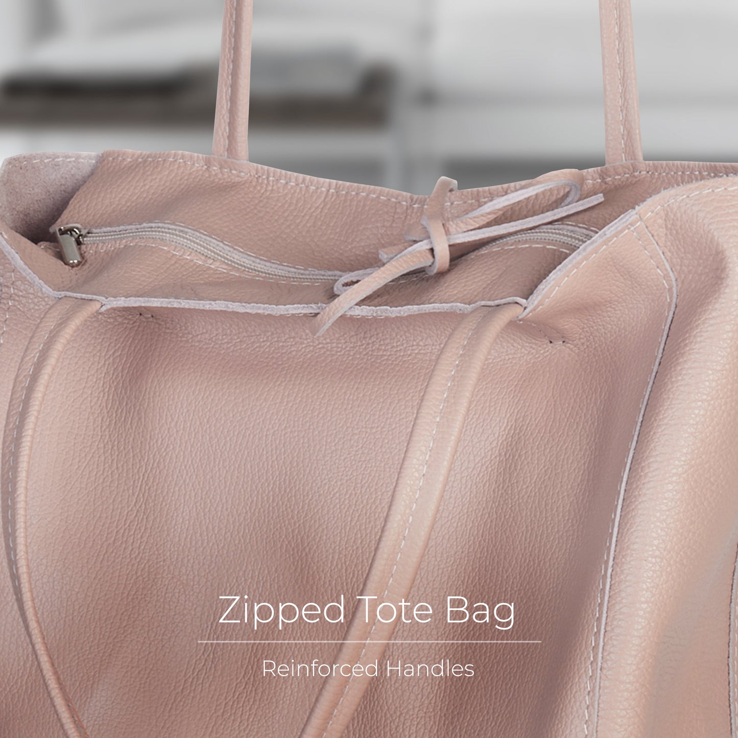 Calf Leather Tote Bag