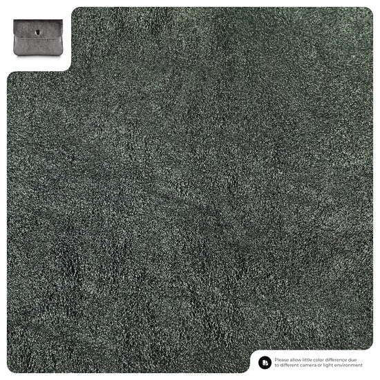 Metallic Suede Leather Wallet