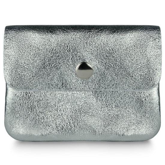Metallic Suede Leather Wallet