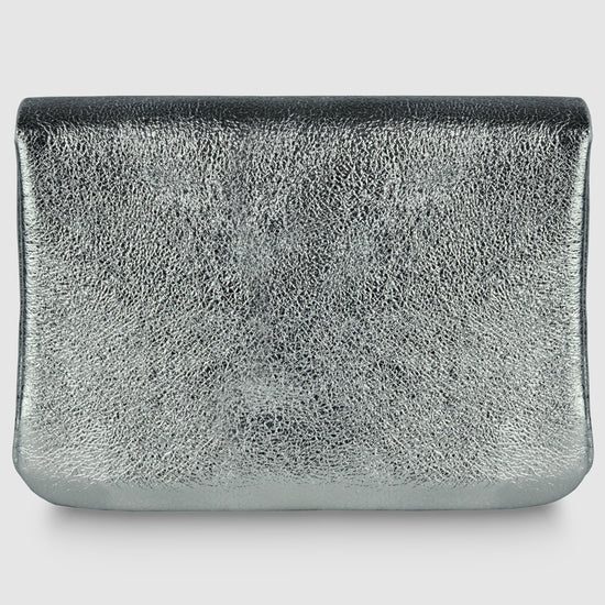 Metallic Suede Leather Wallet
