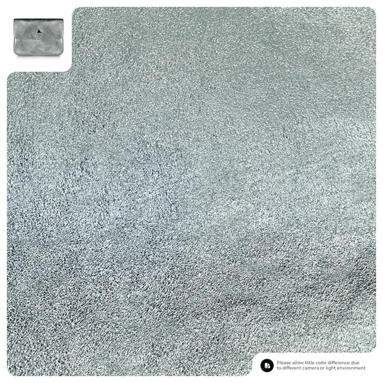 Metallic Suede Leather Wallet