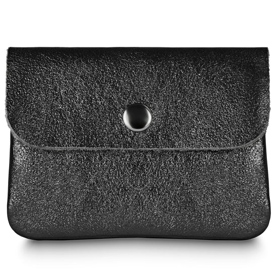 Metallic Suede Leather Wallet