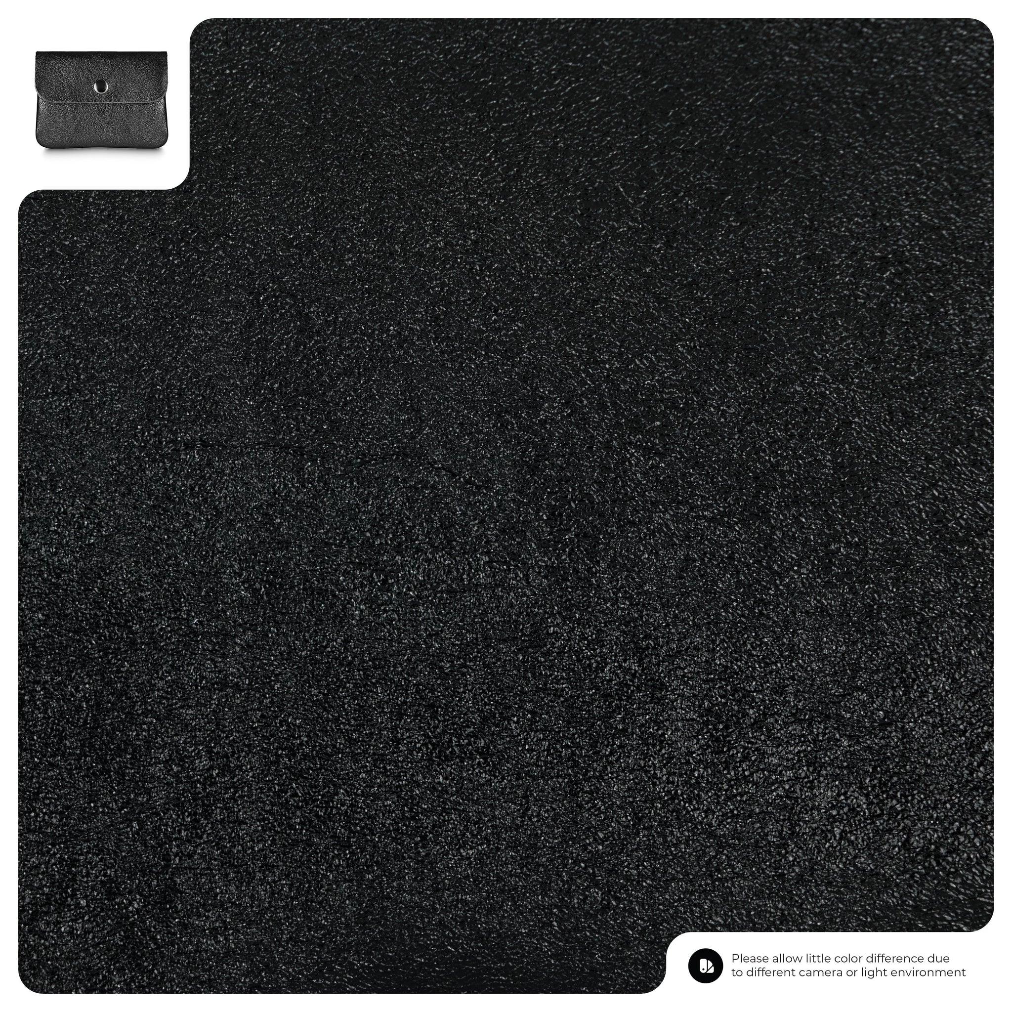 Metallic Suede Leather Wallet