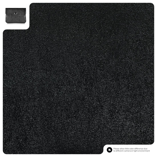 Metallic Suede Leather Wallet