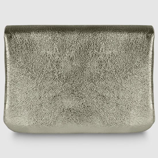 Metallic Suede Leather Wallet