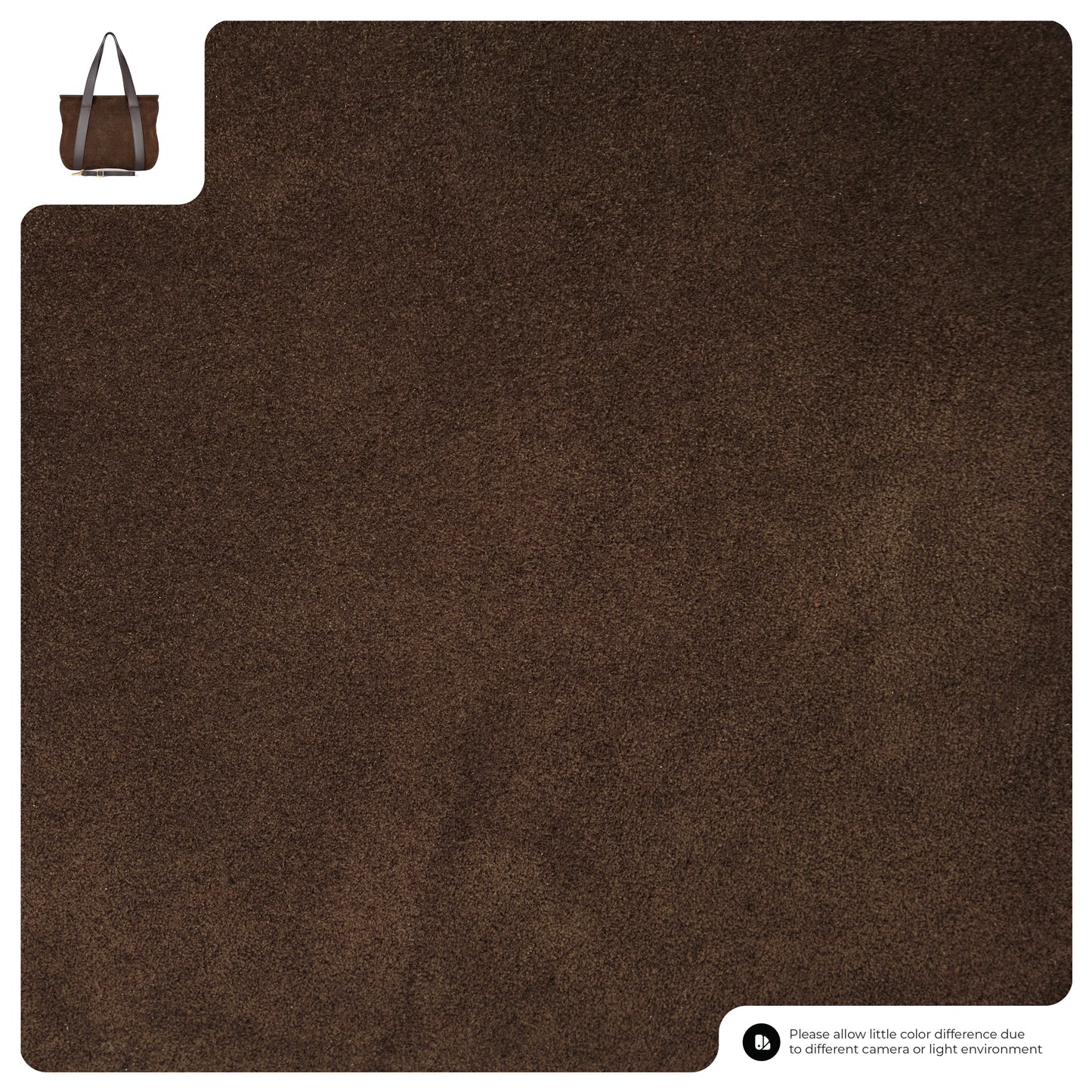 Suede Leather Satchel Bag