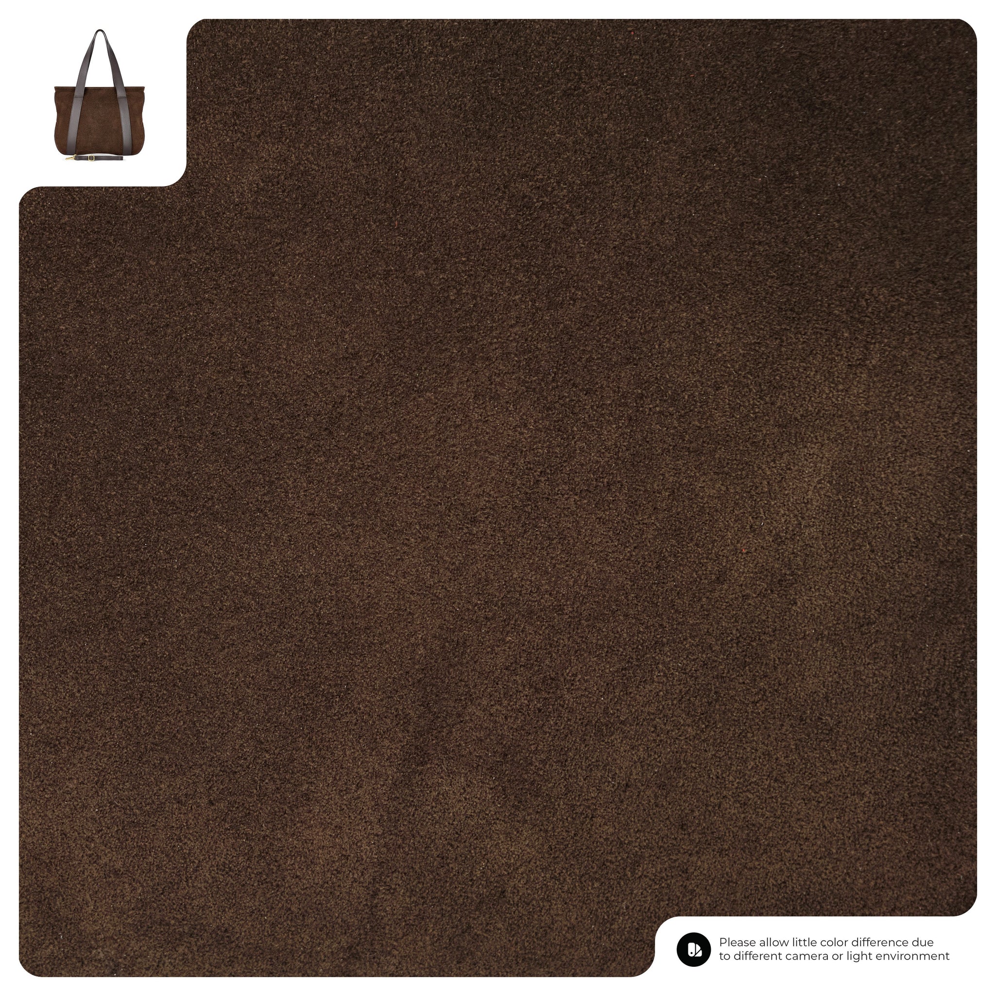 Suede Leather Satchel Bag