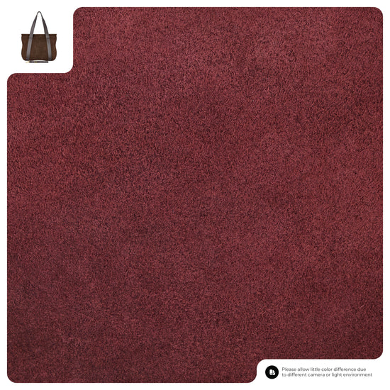 Suede Leather Satchel Bag