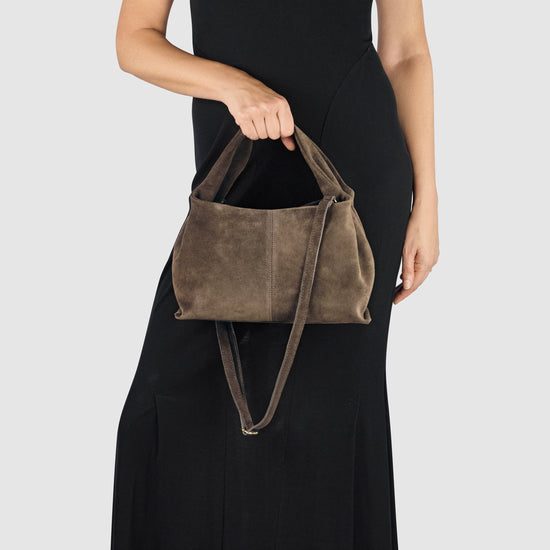 Suede Leather Shoulder Bag
