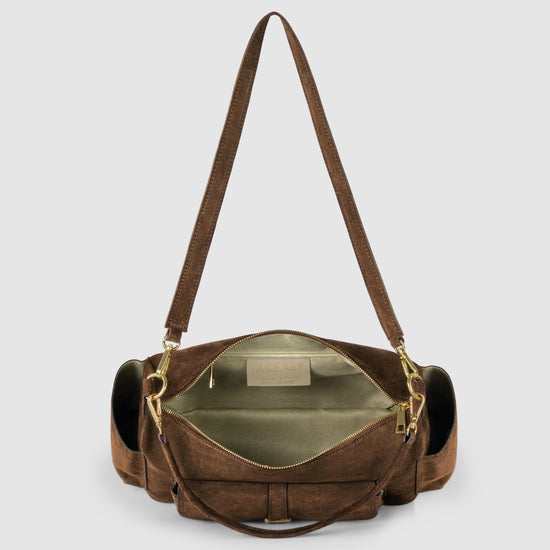 Suede Leather Shoulder Bag