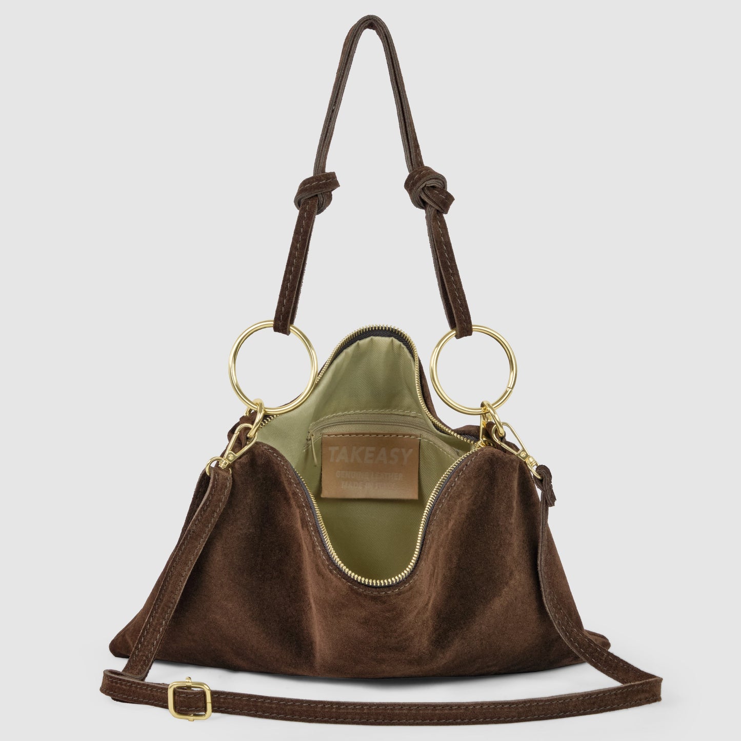 Suede Leather Shoulder Bag