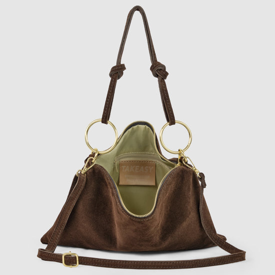 Suede Leather Shoulder Bag