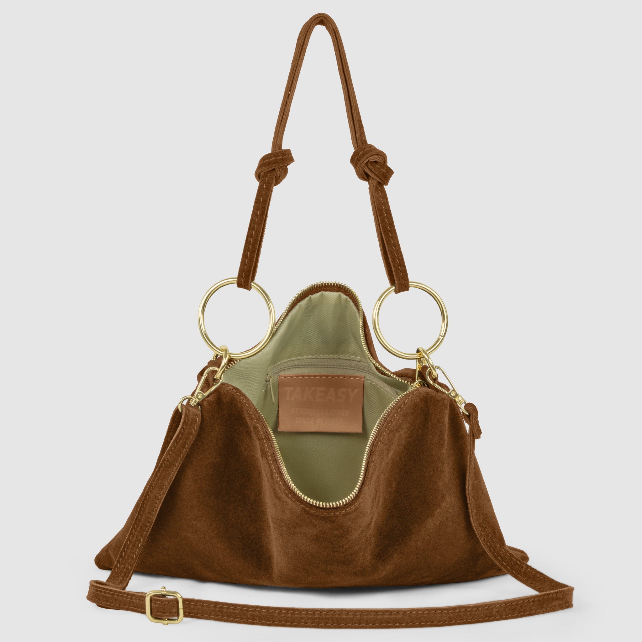 Suede Leather Shoulder Bag