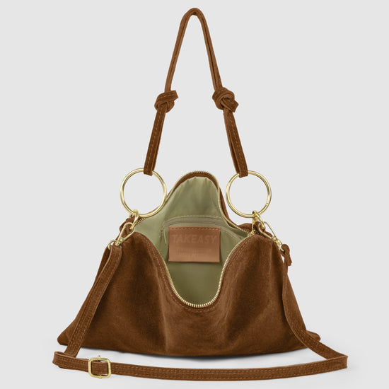 Suede Leather Shoulder Bag