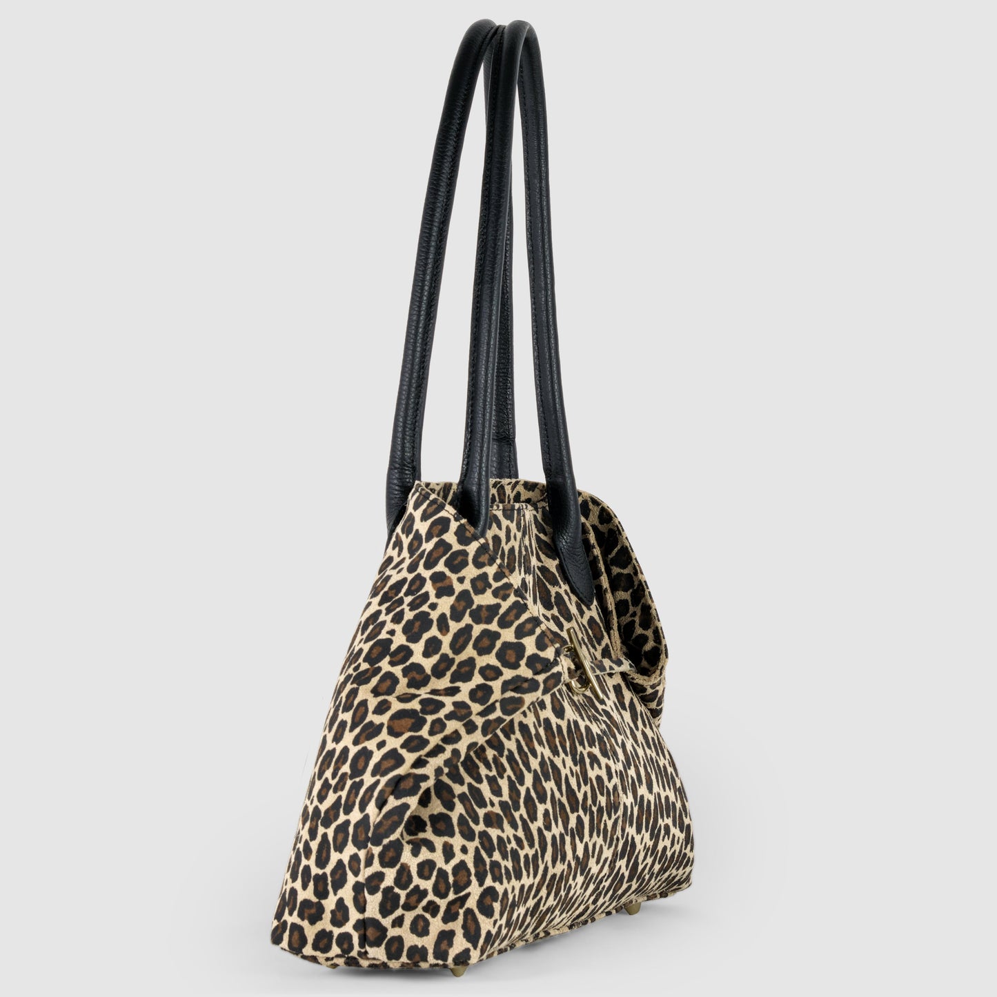 Suede Leather Satchel Bag