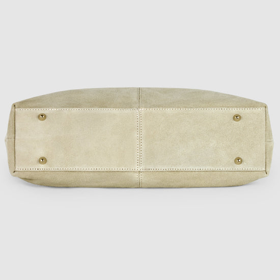 Suede Leather Satchel Bag