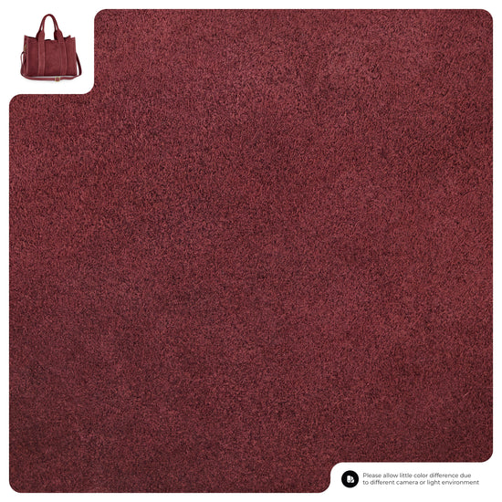 Suede Leather Tote Bag