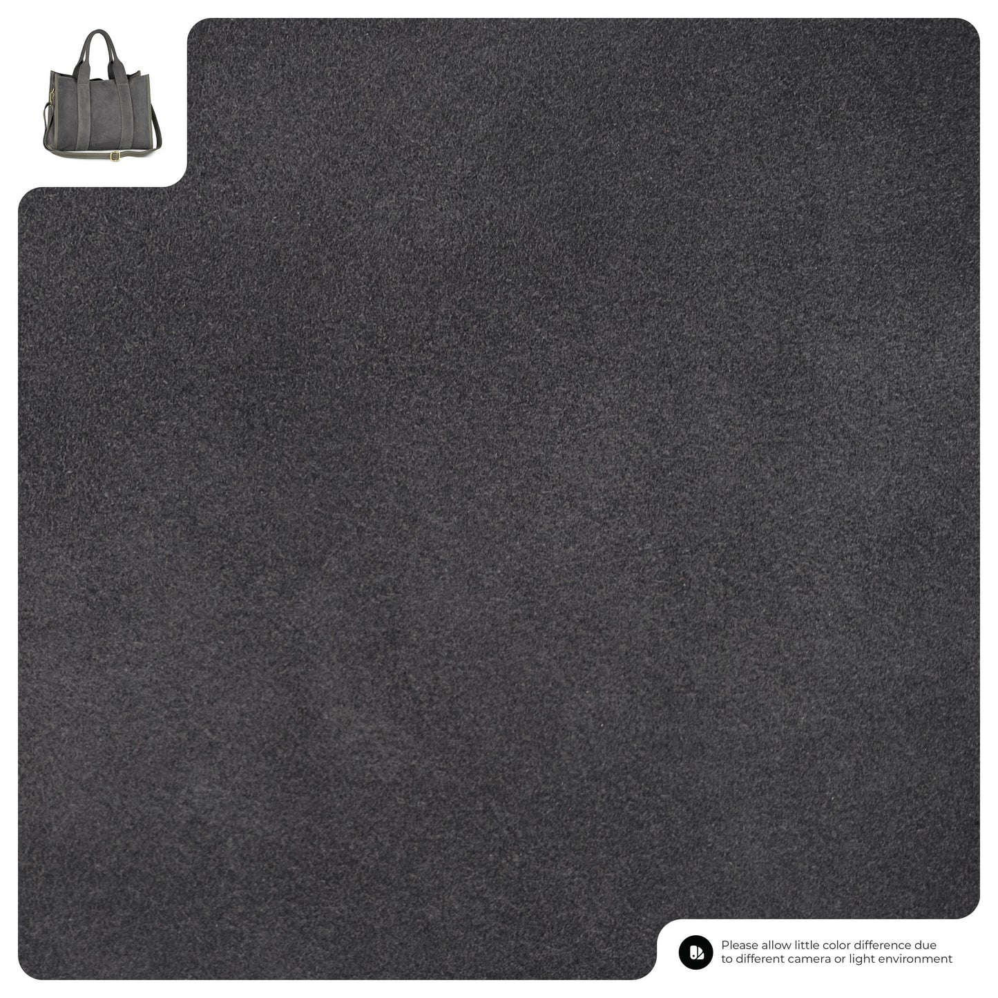 Suede Leather Tote Bag