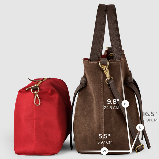 Italian Genuine Suede Tote Bag 292730
