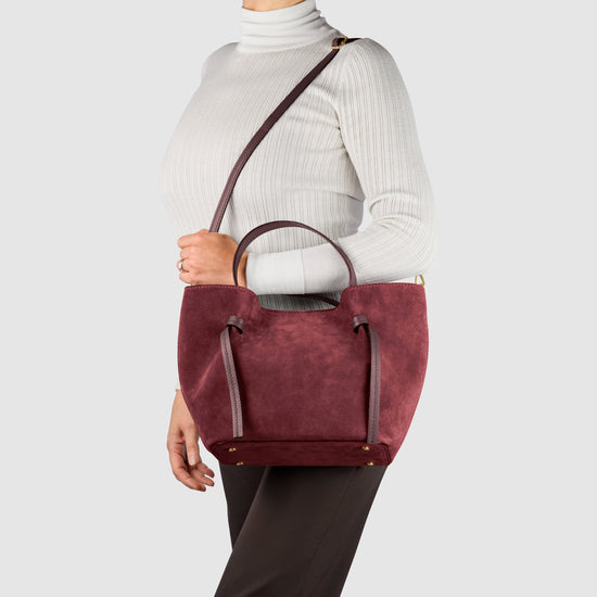 Italian Genuine Suede Tote Bag 292730
