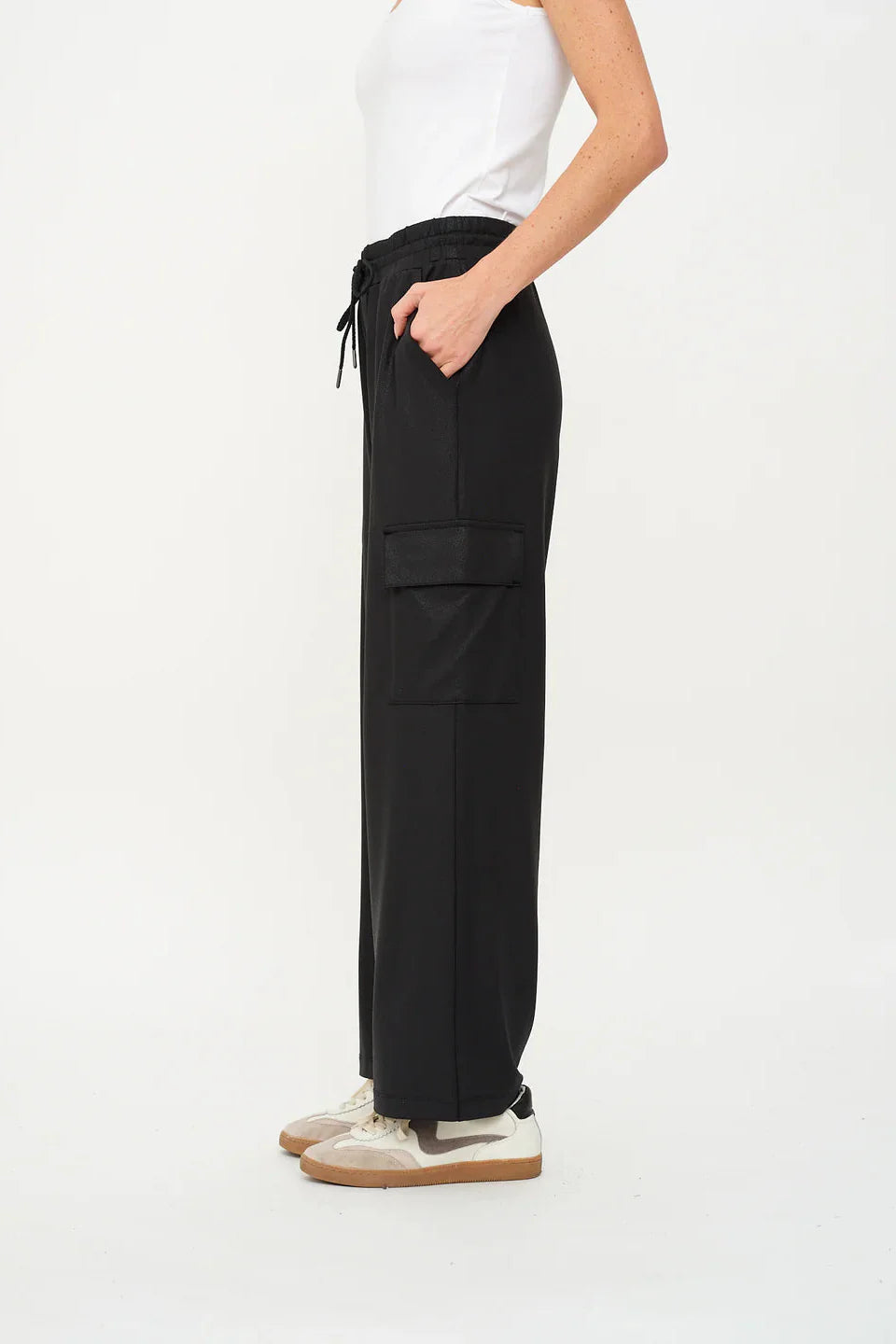 SIX FIFTY | Headliner Coated Cargo Pant – Black