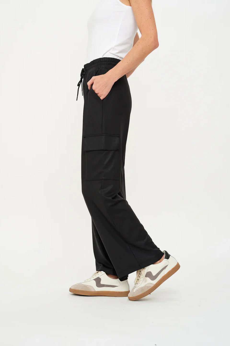 SIX FIFTY | Headliner Coated Cargo Pant – Black